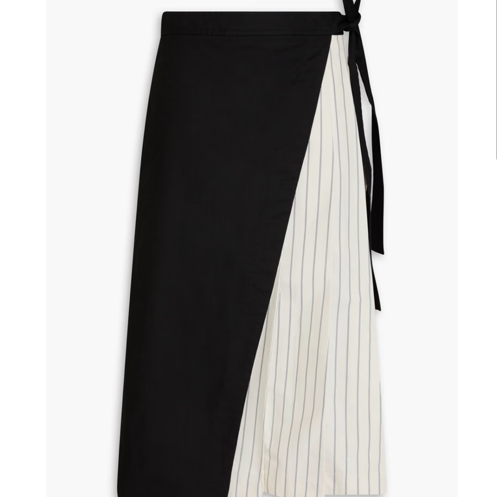 3.1 Phillip Lim Pleated Combo Wrap Skirt